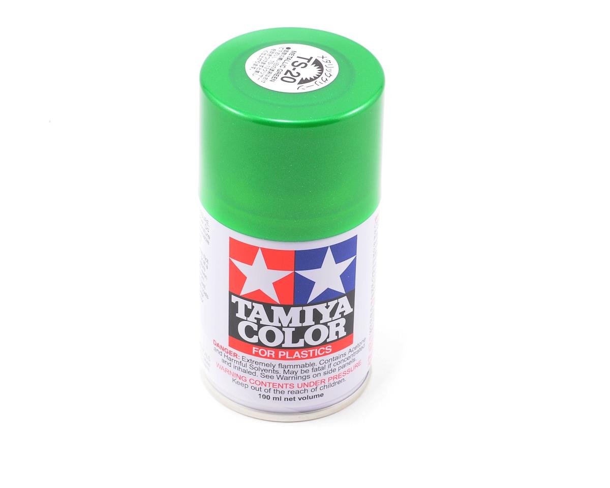 Tamiya TS-20 Metallic Green Lacquer Spray Paint (100ml) TAM85020