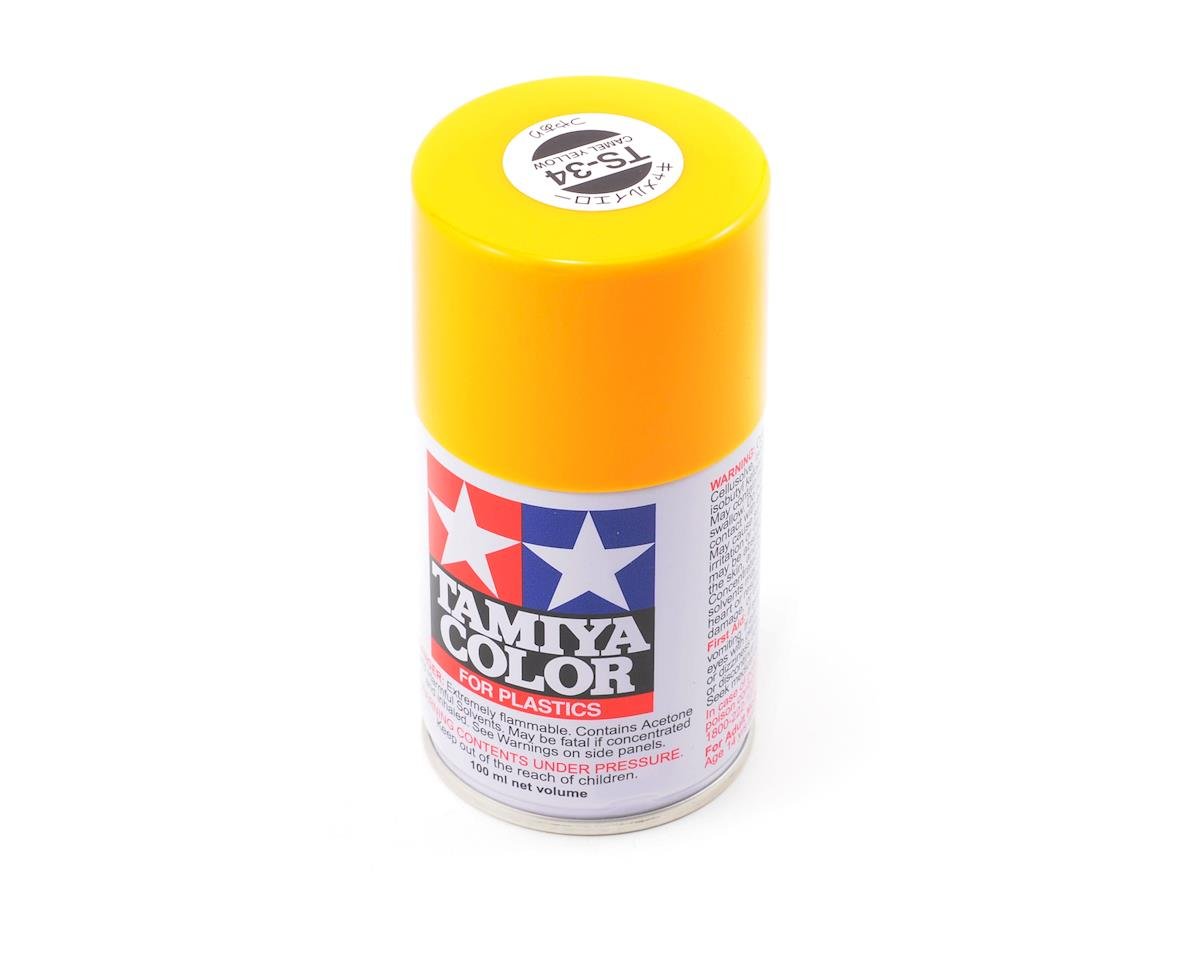 Tamiya TS-34 Camel Yellow Lacquer Spray Paint (100ml) TAM85034