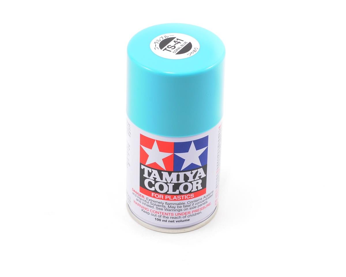 Tamiya TS-41 Coral Blue Lacquer Spray Paint (100ml) TAM85041