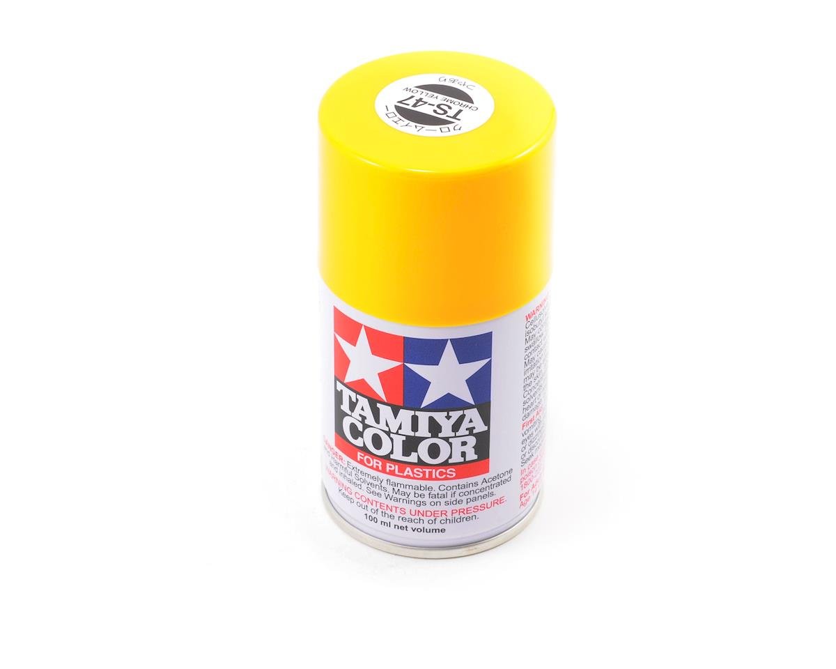 Tamiya TS-47 Chrome Yellow Lacquer Spray Paint (100ml) TAM85047