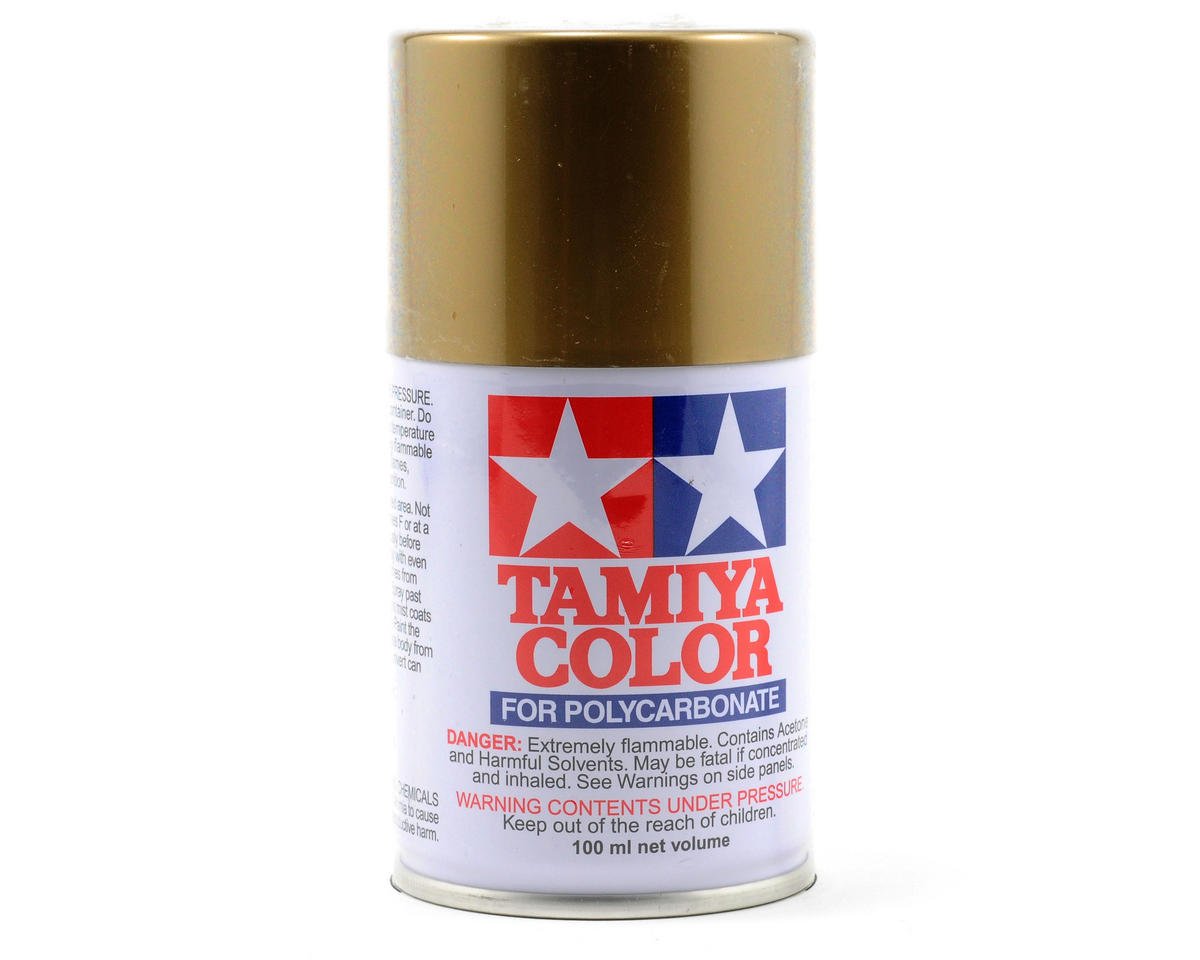 Tamiya PS-13 Gold Lexan Spray Paint (100ml) TAM86013