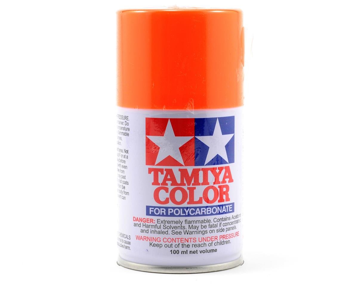 Tamiya PS-24 Fluorescent Orange Lexan Spray Paint (100ml) TAM86024