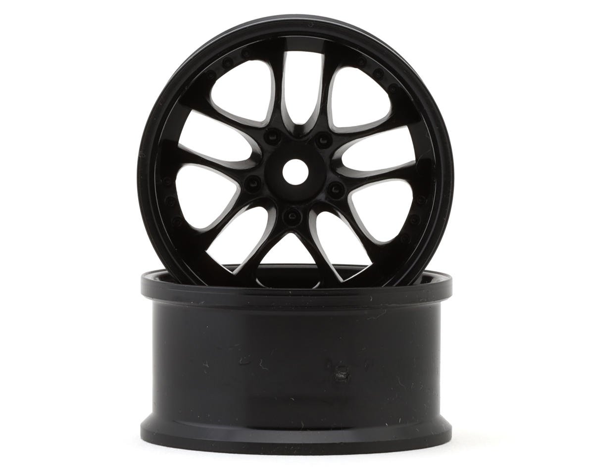 Topline SSR Agle Minerva 5-Split Spoke Drift Wheels (Black) (2) (8mm ...