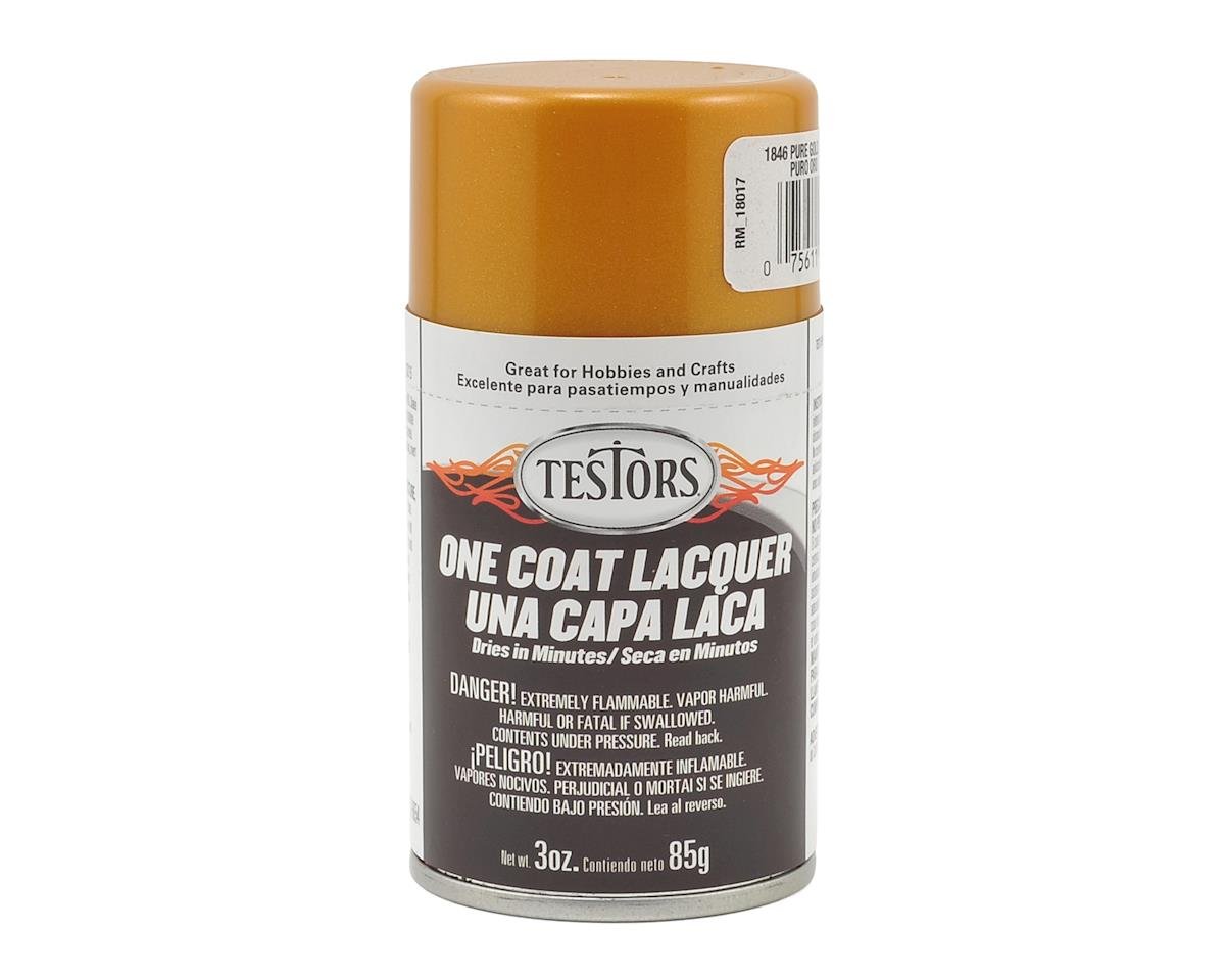 Testors Pure Gold "Extreme Lacquer" Spray Paint (3oz) [TES1846MT ...