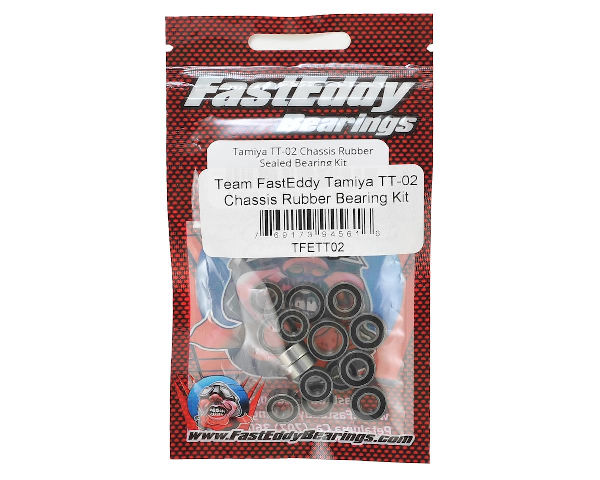 FastEddy Tamiya TT-02 Chassis Rubber Bearing Kit TFE411