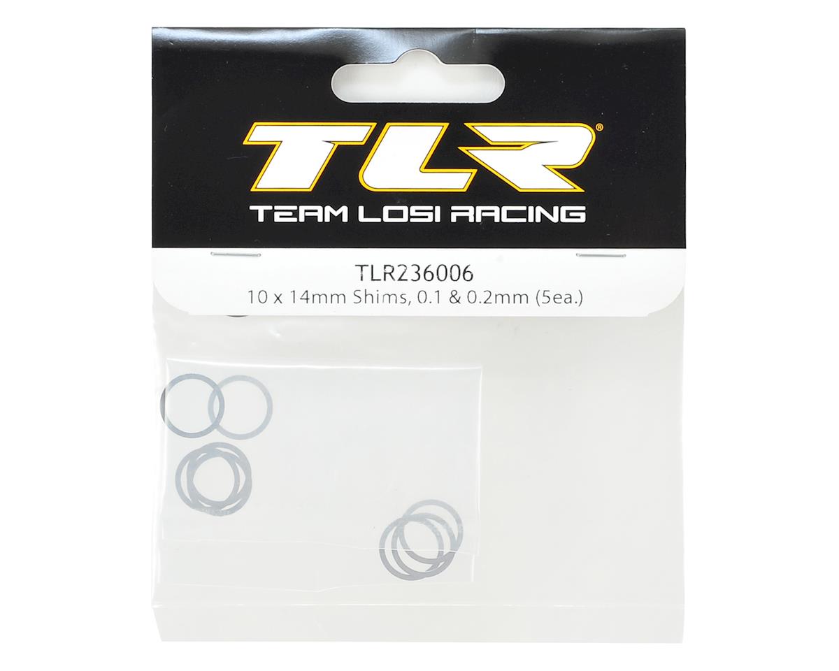 Team Losi Racing 10 x 14mm Shims 0.1mm and 0.2mm 5 each - TLR236006