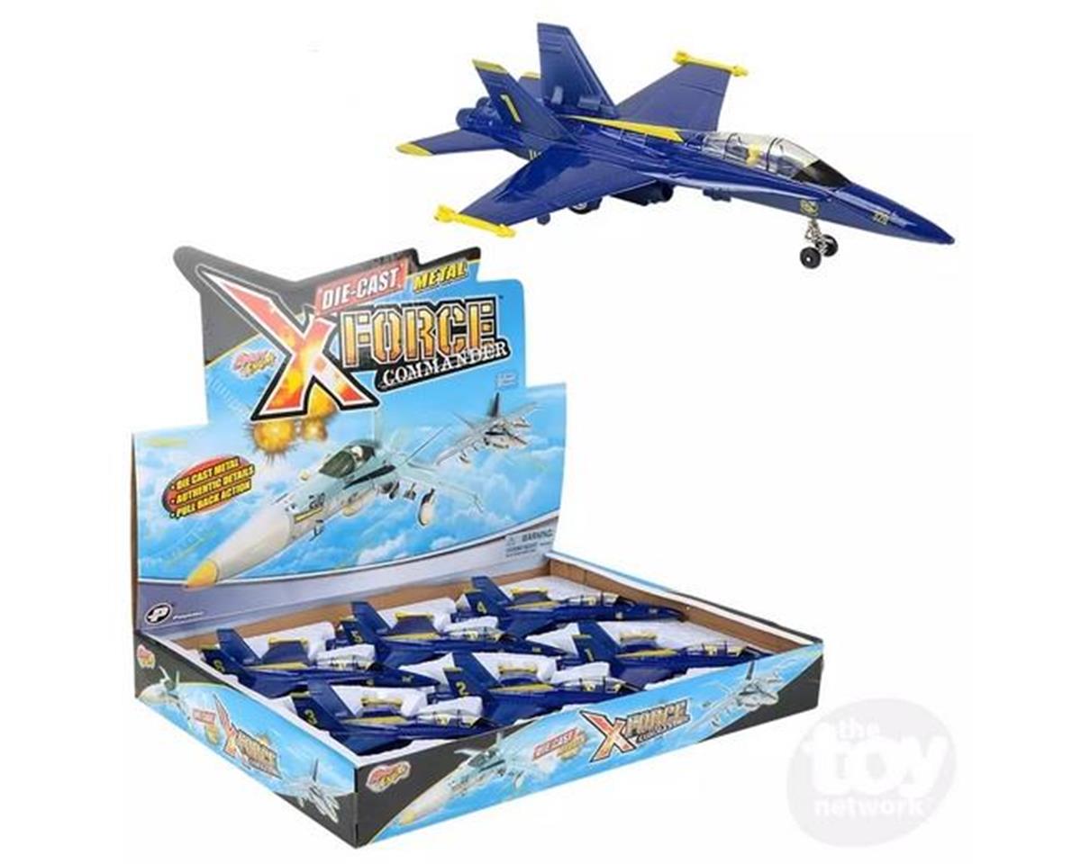 The Toy Network 9IN DIECAST PULL BACK F-18 BLUE ANGEL [TNTTVE-BLUE9 ...