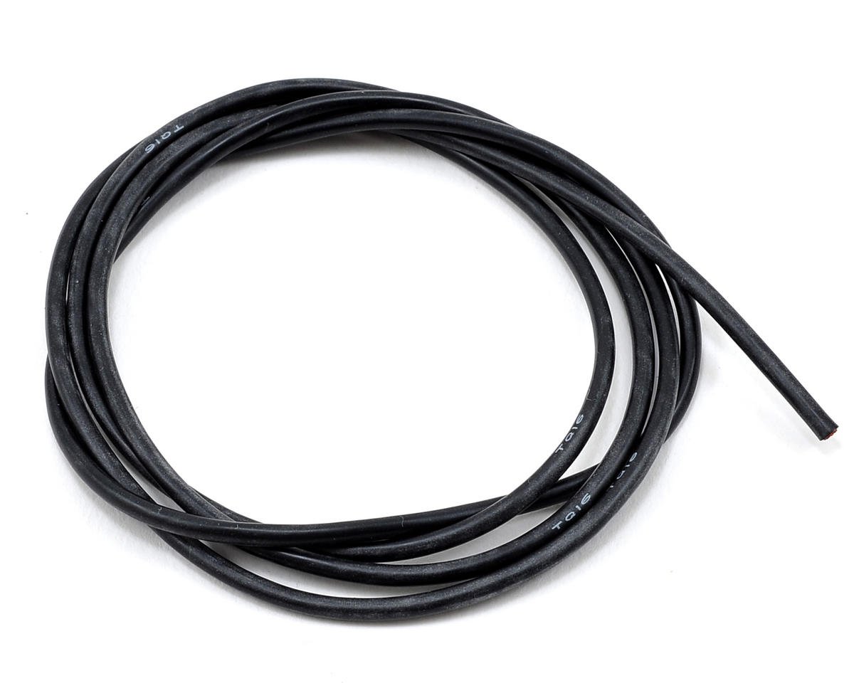TQ Wire 16awg Silicone Wire (Black) (3') TQW1631