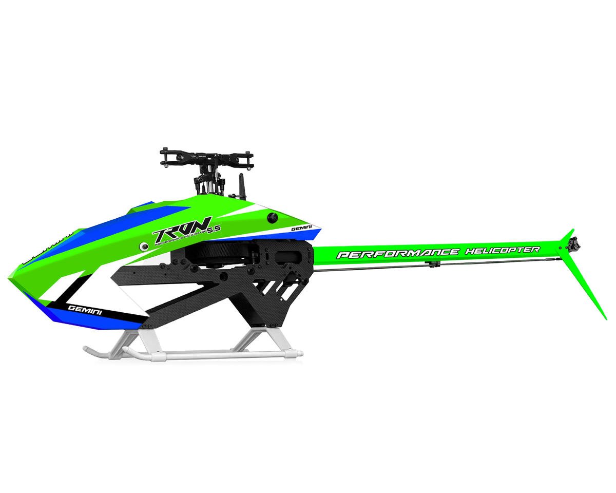 Tron Helicopters Tron 5.5E Gemini 550 Electric Helicopter Kit [TR550 ...