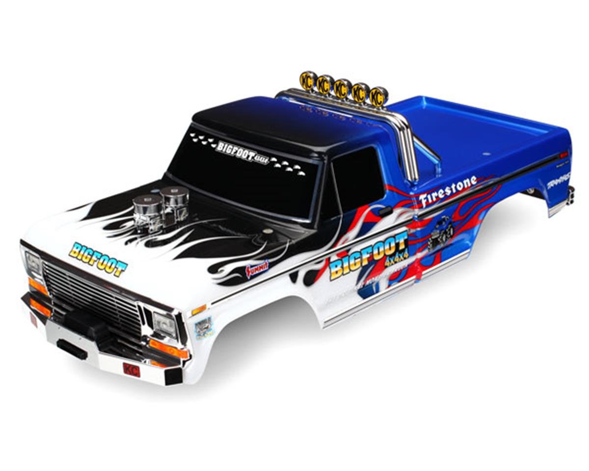 Traxxas Body, Bigfoot Flame, Officially Licensed replica (painted, decals applied) TRA3653