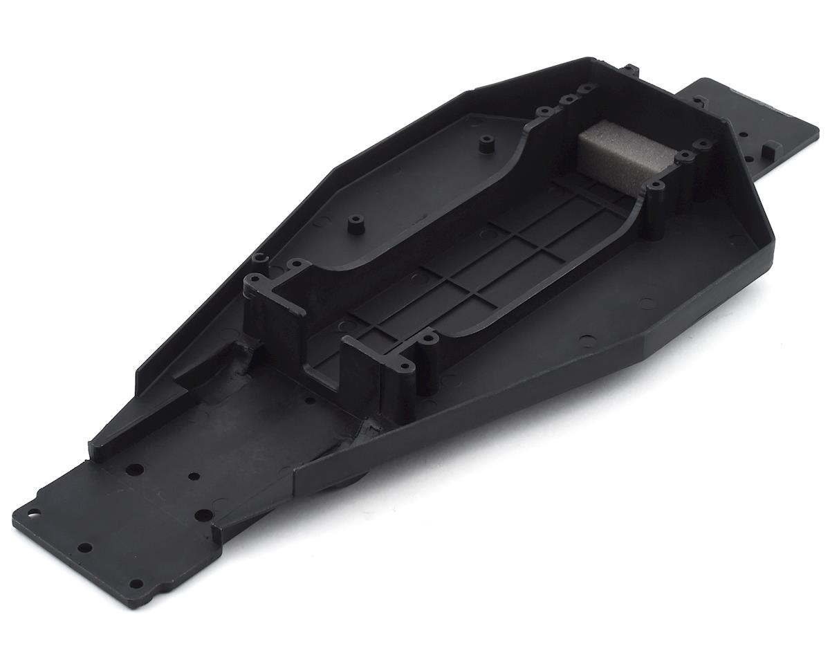 Traxxas Lower chassis (black) (166mm long battery compartment) (fits both flat and hump style battery packs)) TRA3722X