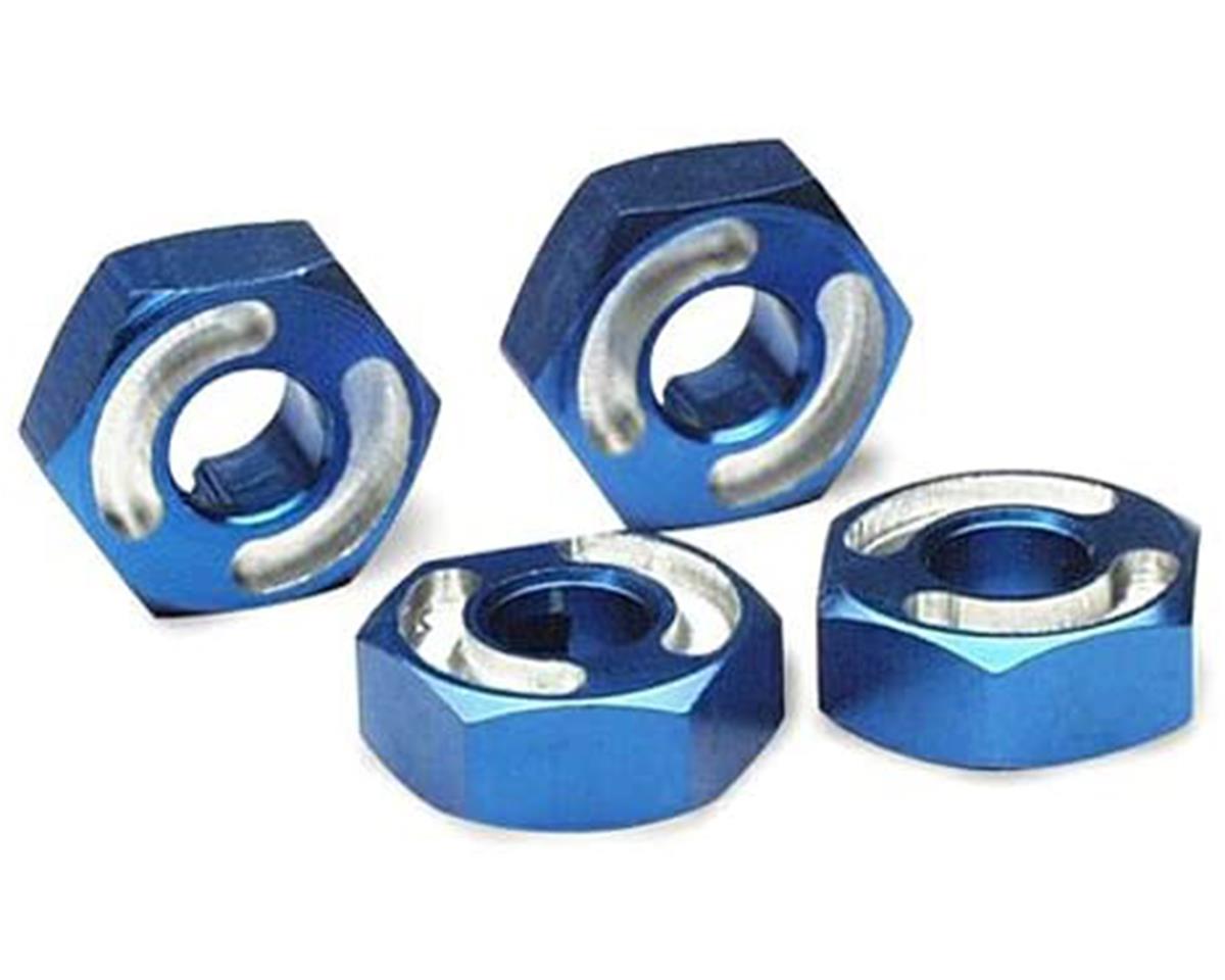 Traxxas Aluminum 14mm Hex Wheel Hubs w/ 2.5x12mm Axle Pins (Blue) (2) TRA4954X