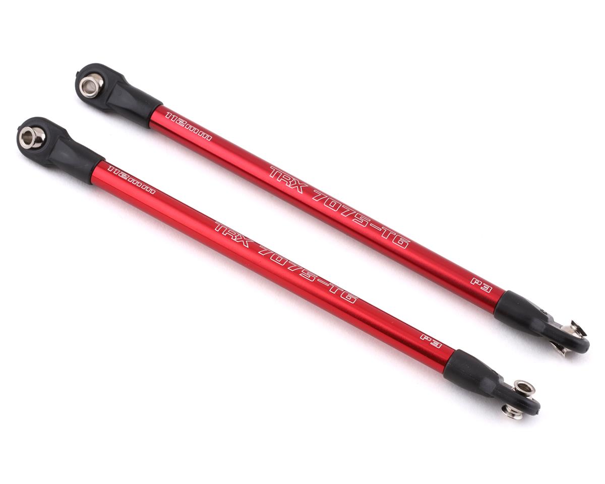 Traxxas Push rod (aluminum) (assembled with rod ends) (2) (red) (use with #5359 progressive 3 rockers) TRA5319X