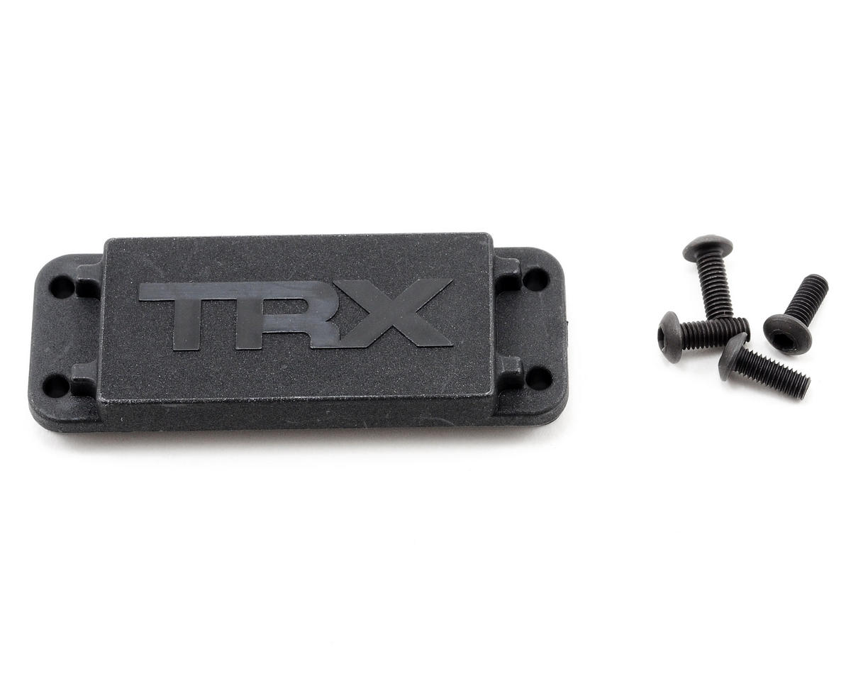 Traxxas Cover Plate, Steering Servo/ 3x8 Bcs (4) TRA5326X
