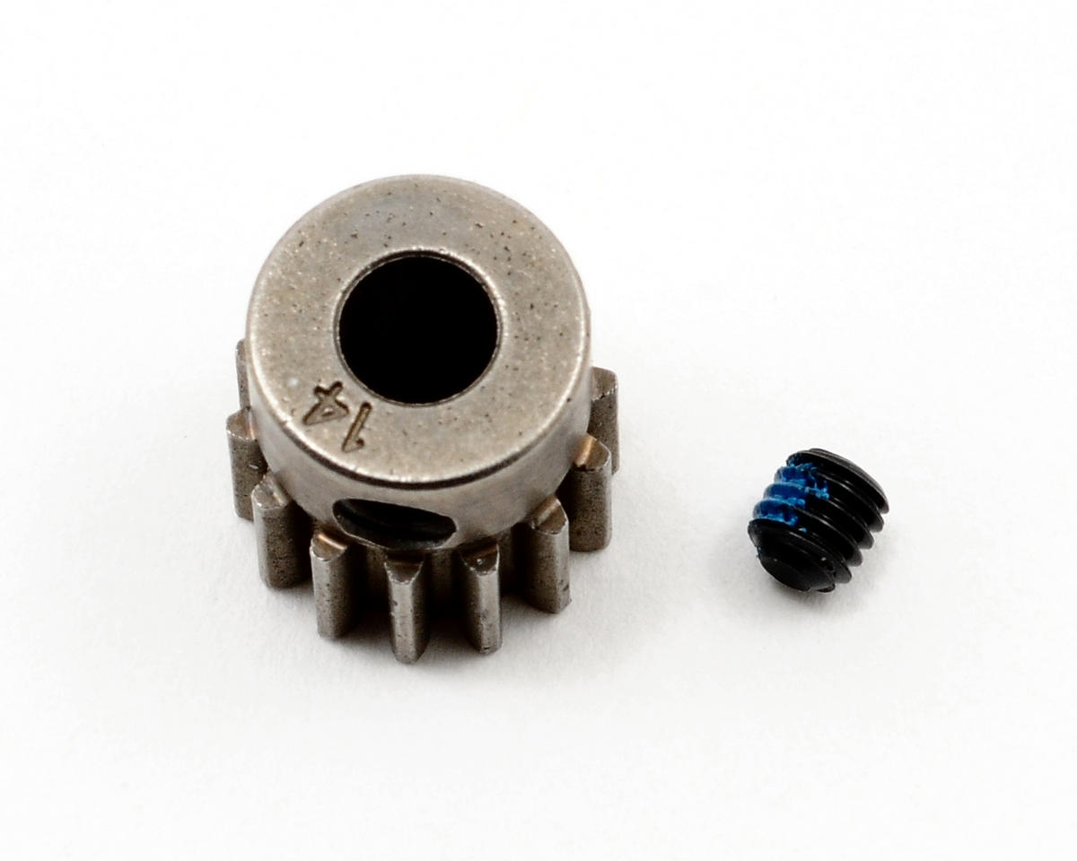 143232 Traxxas Gear, 14-T pinion (0.8 metric pitch, compatible with 32-pitch) (hardened steel) (fits 5mm shaft)/ set screw TRA5640