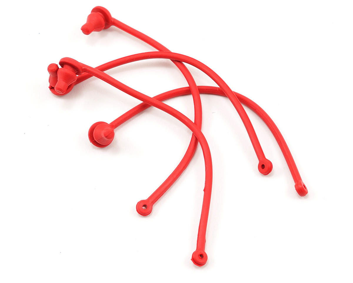 Traxxas Body Clip Retainer (Red) (4) TRA5752