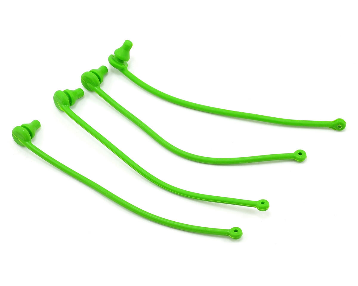 Traxxas Body Clip Retainer Set (Green) (4) TRA5753