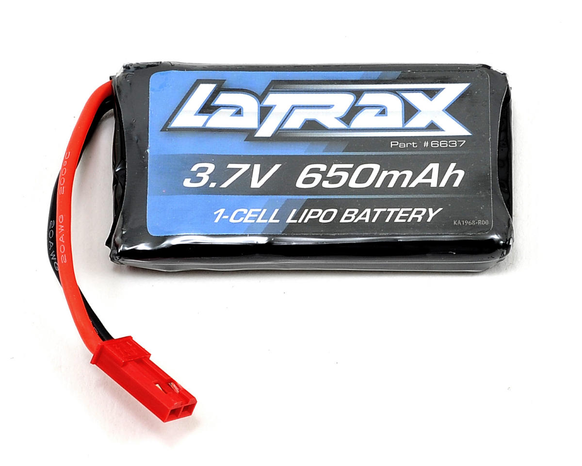 Traxxas 650mAh 3.7V 1S LiPo JST Plug Soft Case for Alias 53x30x6mm TRA6637