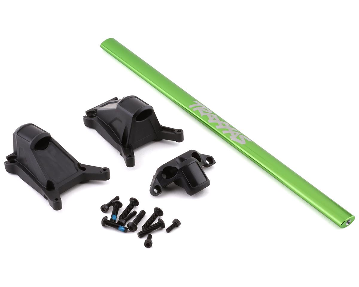 Traxxas Chassis brace kit, green (fits Rustler 4X4 or Slash 4X4 models equipped with Low-CG chassis) TRA6730G
