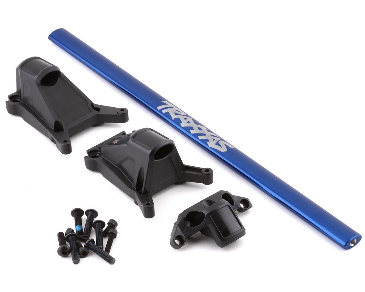 Traxxas Chassis brace kit, blue (fits Rustler 4X4 or Slash 4X4 models equipped with Low-CG chassis) TRA6730X