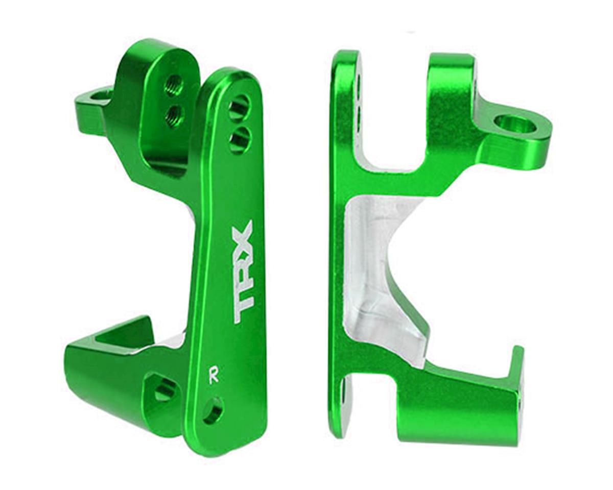 Traxxas Aluminum Caster Block Set (2) (Green) TRA6832G