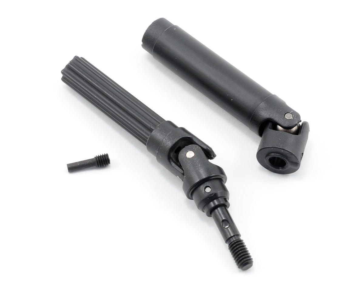 Traxxas Driveshaft assembly (1) left or right (fully assembled, ready to install)/ 3x10mm screw pin (1) TRA7151