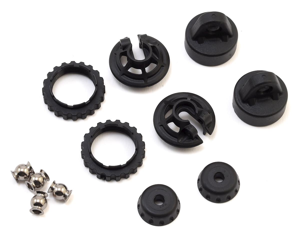 Traxxas Caps & spring retainers, GTR shock (upper cap (2)/ hollow balls (4)/ bottom cap (2)/ upper retainer (2)/ lower retainer (2)) TRA7468X