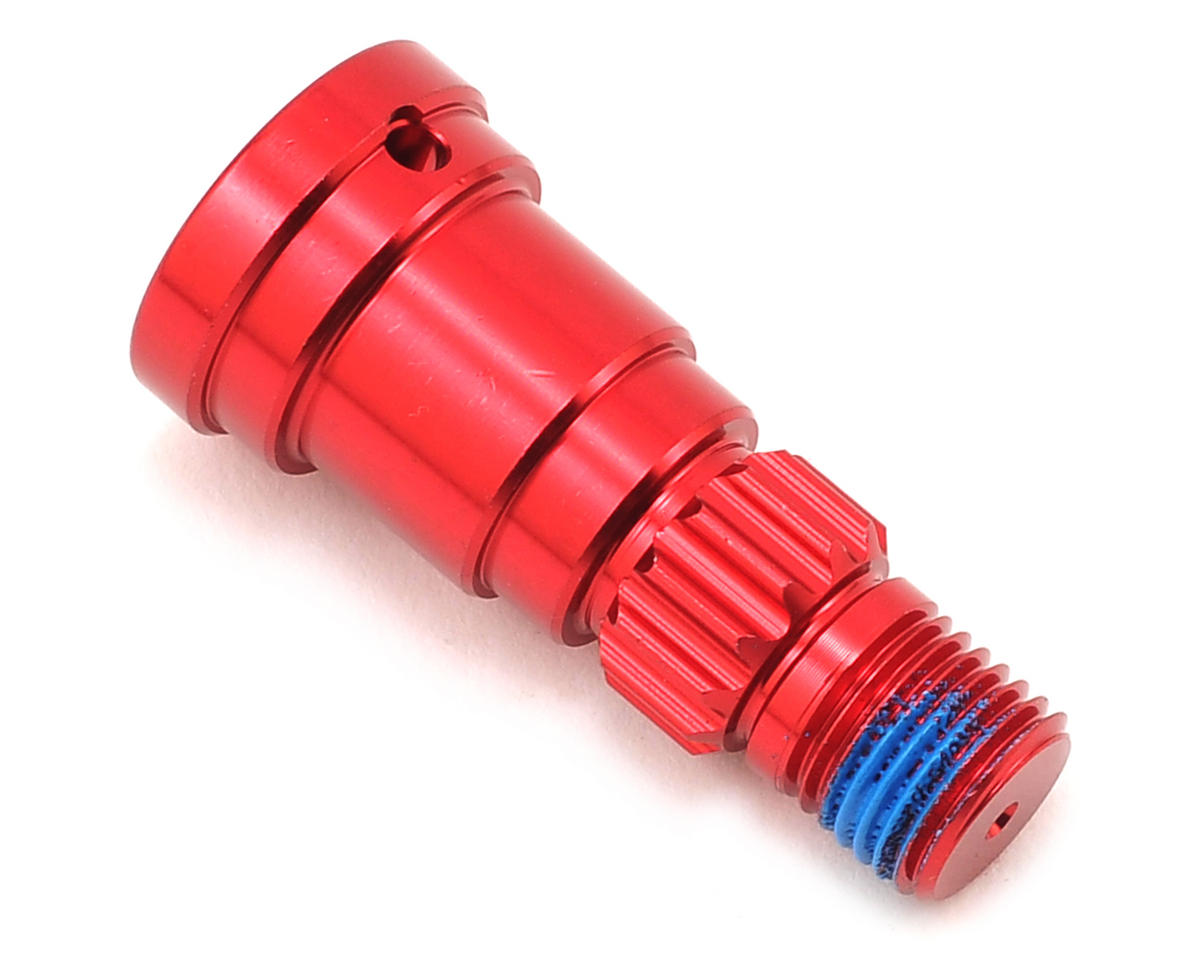 Traxxas Stub axle, aluminum (red-anodized) (1) TRA7753R
