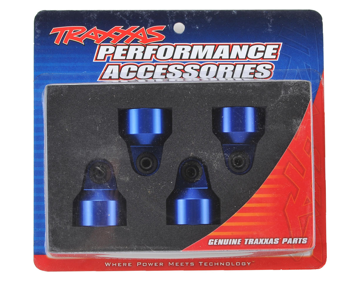 Traxxas X-Maxx GTX Shock Cap aluminum (blue-anodized), GTX shocks (4)/ spaces (8) TRA7764A