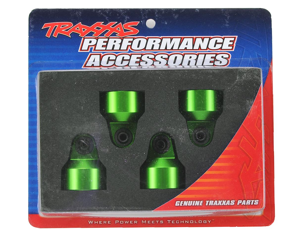 Traxxas X-Maxx GTX Shock Cap aluminum (green-anodized), GTX shocks (4)/ spaces (8) TRA7764G
