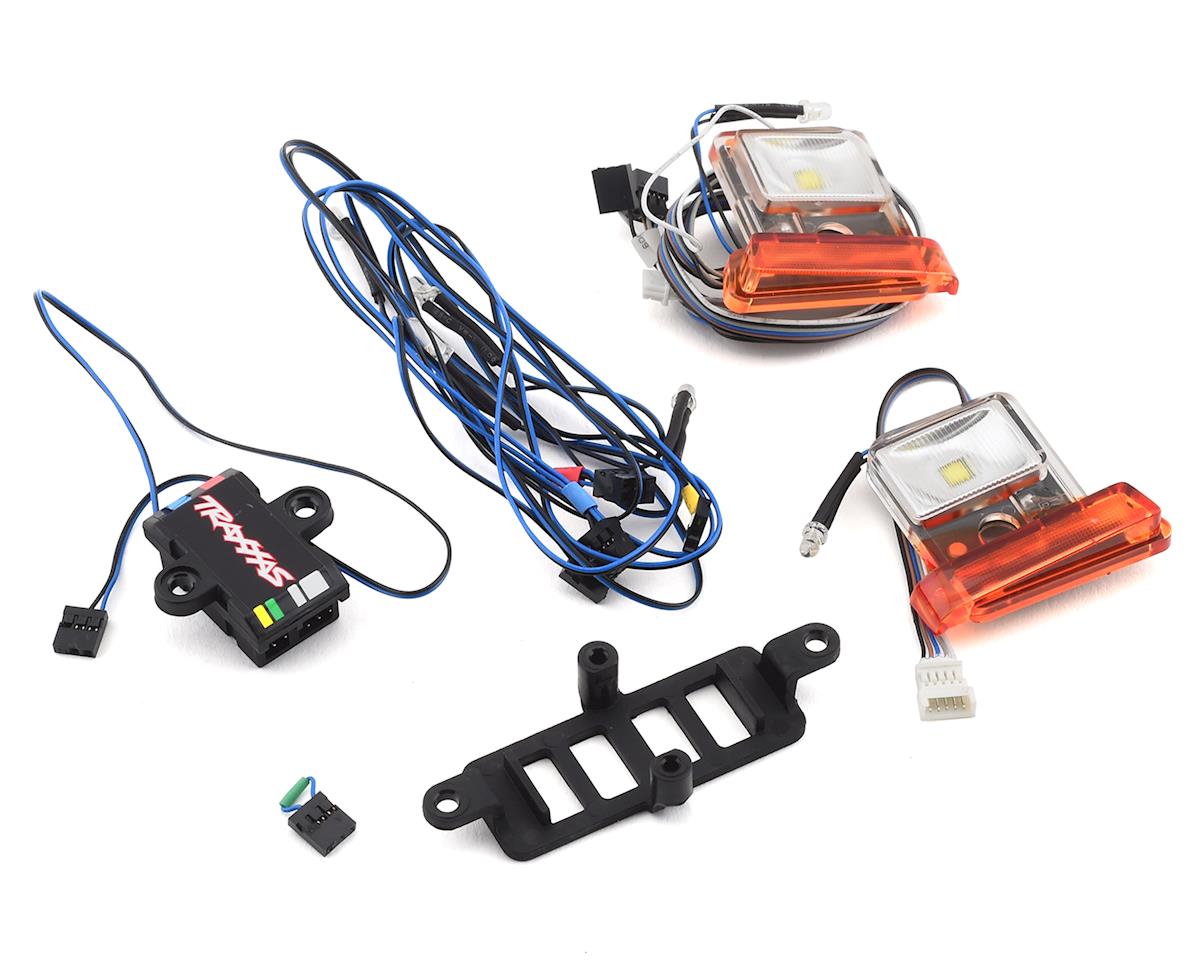 Traxxas Bronco LED light set, complete with power supply (contains headlights, tail lights, side marker lights, distribution block, and power supply) (fits TRA8010 body) TRA8035