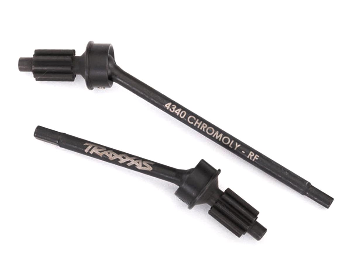 Traxxas Axle shaft, front, heavy duty (left & right)/ portal drive input gear (machined) (2) (assembled) TRA8062