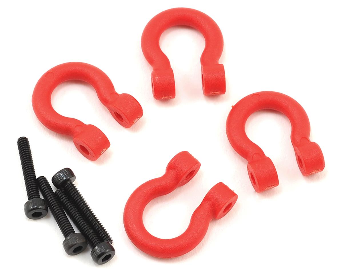 Traxxas Bumper D-rings, red (front or rear)/ 2.0x12 CS (4) TRA8234R