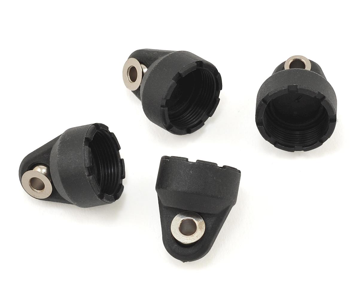 Traxxas Shock caps (black) (4) (assembled with hollow balls) TRA8361