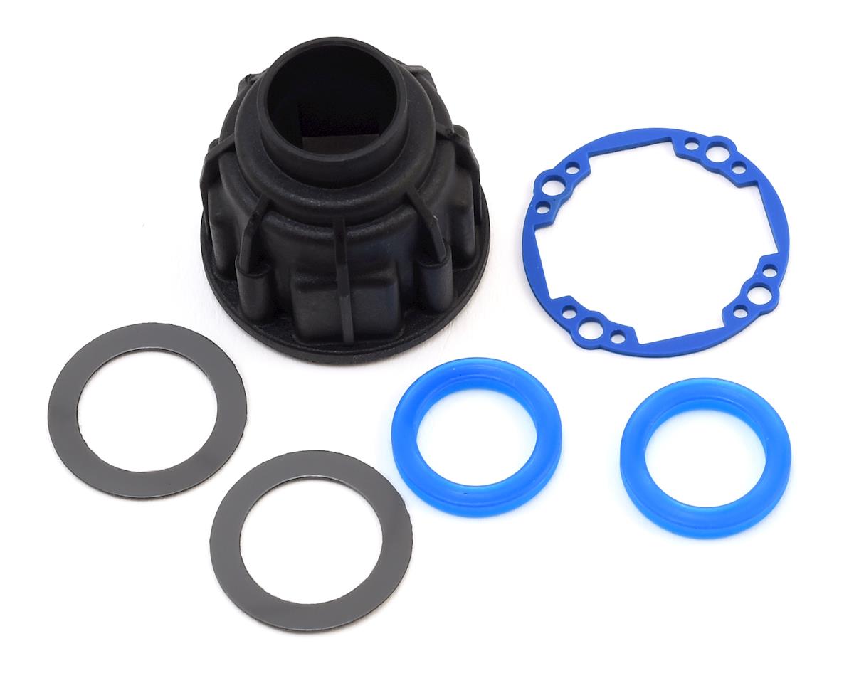 Traxxas Carrier, differential (front or center)/ x-ring gaskets (2)/ ring gear gasket/ 14.5x20 TW (2) TRA8581