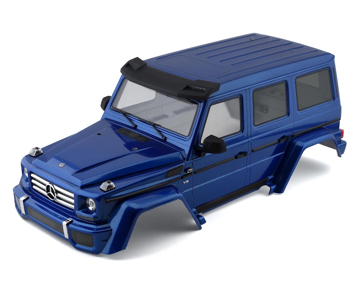 Traxxas Body, Mercedes-Benz G-500 4x4, complete (blue) (includes rear body post, grille, side mirrors, door handles, & windshield wipers) TRA8811X