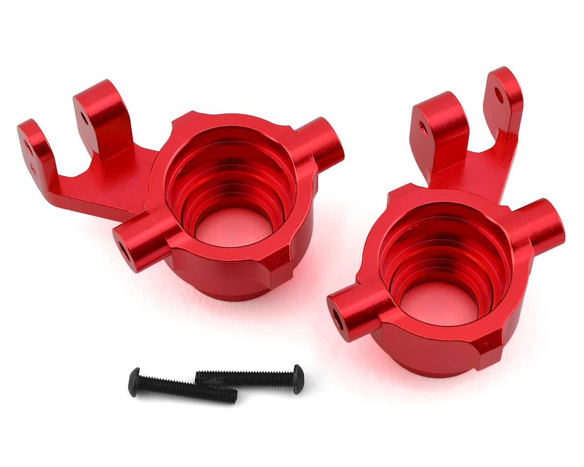 Traxxas Steering blocks, 6061-T6 aluminum (red-anodized), left & right TRA8937R
