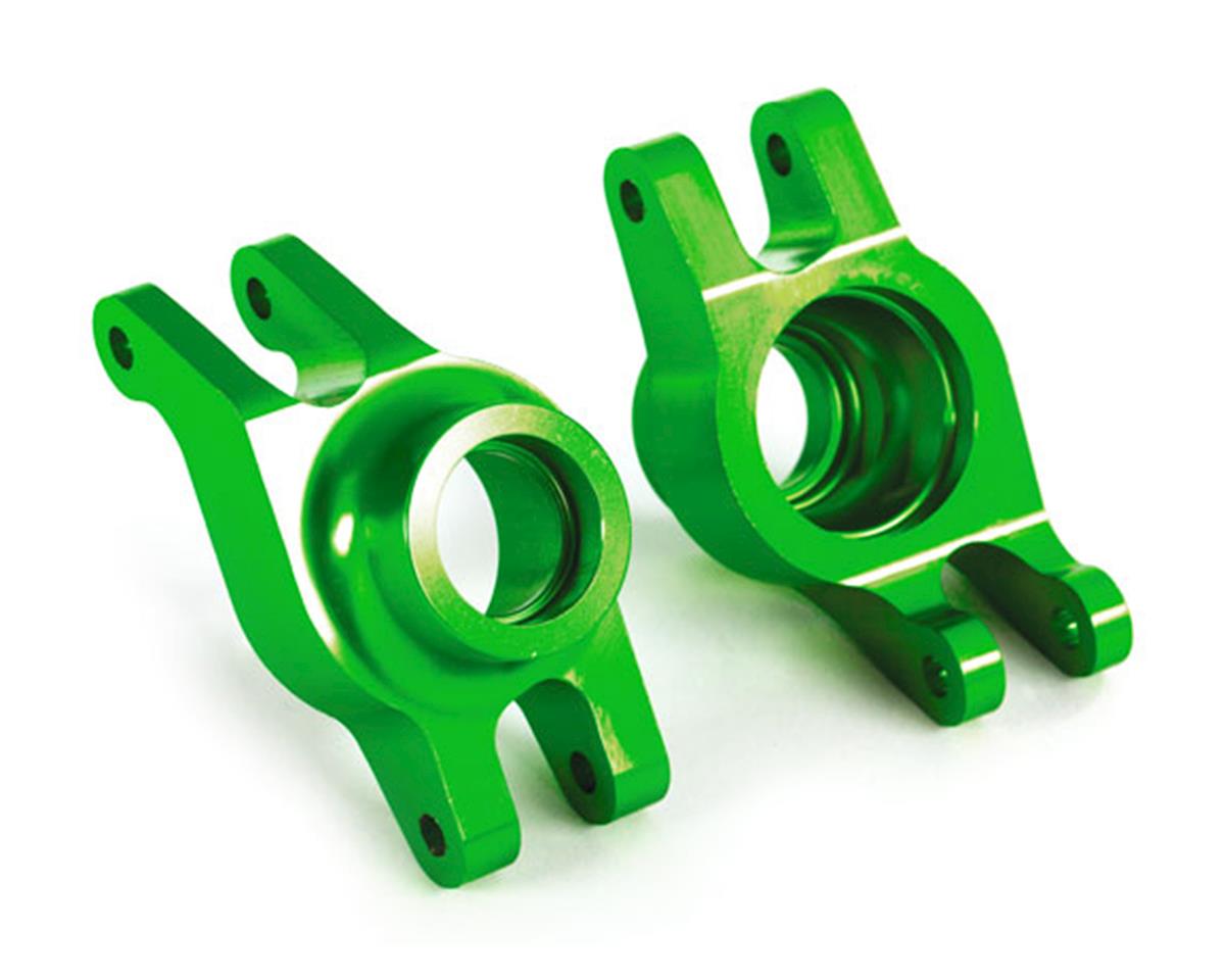 Traxxas Carriers, stub axle (green-anodized 6061-T6 aluminum) (rear) (2) TRA8952G