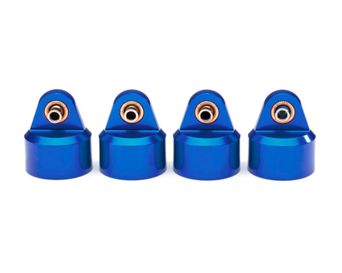 Traxxas Shock caps, aluminum (blue-anodized), GT-Maxx shocks (4) TRA8964X