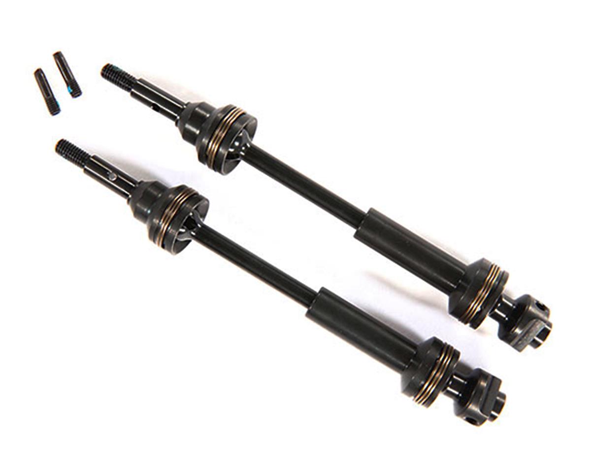 Traxxas Driveshafts, front, steel-spline constant-velocity (complete assembly) (2) TRA9051X