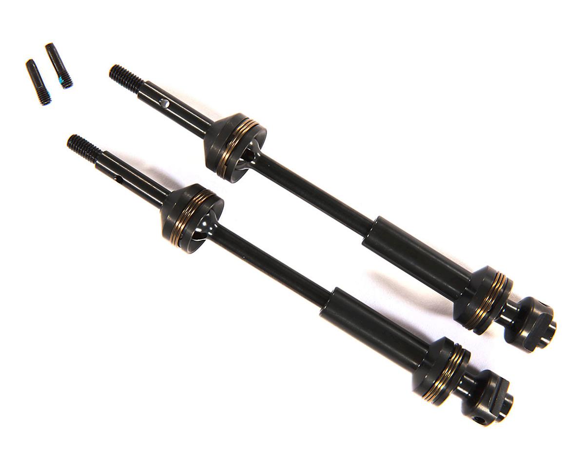 Traxxas Driveshafts, rear, steel-spline constant-velocity (complete assembly) (2) TRA9052X