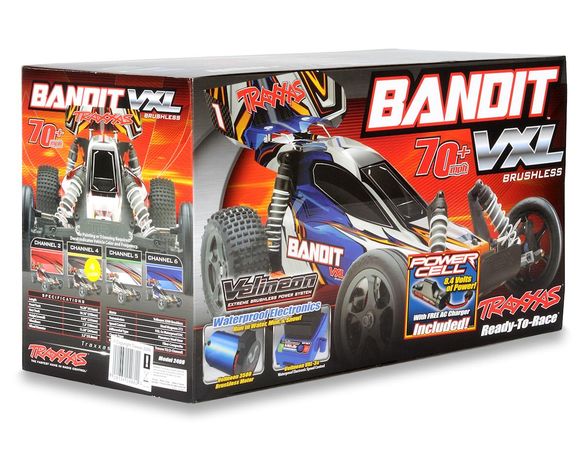 traxxas bandit brushless motor