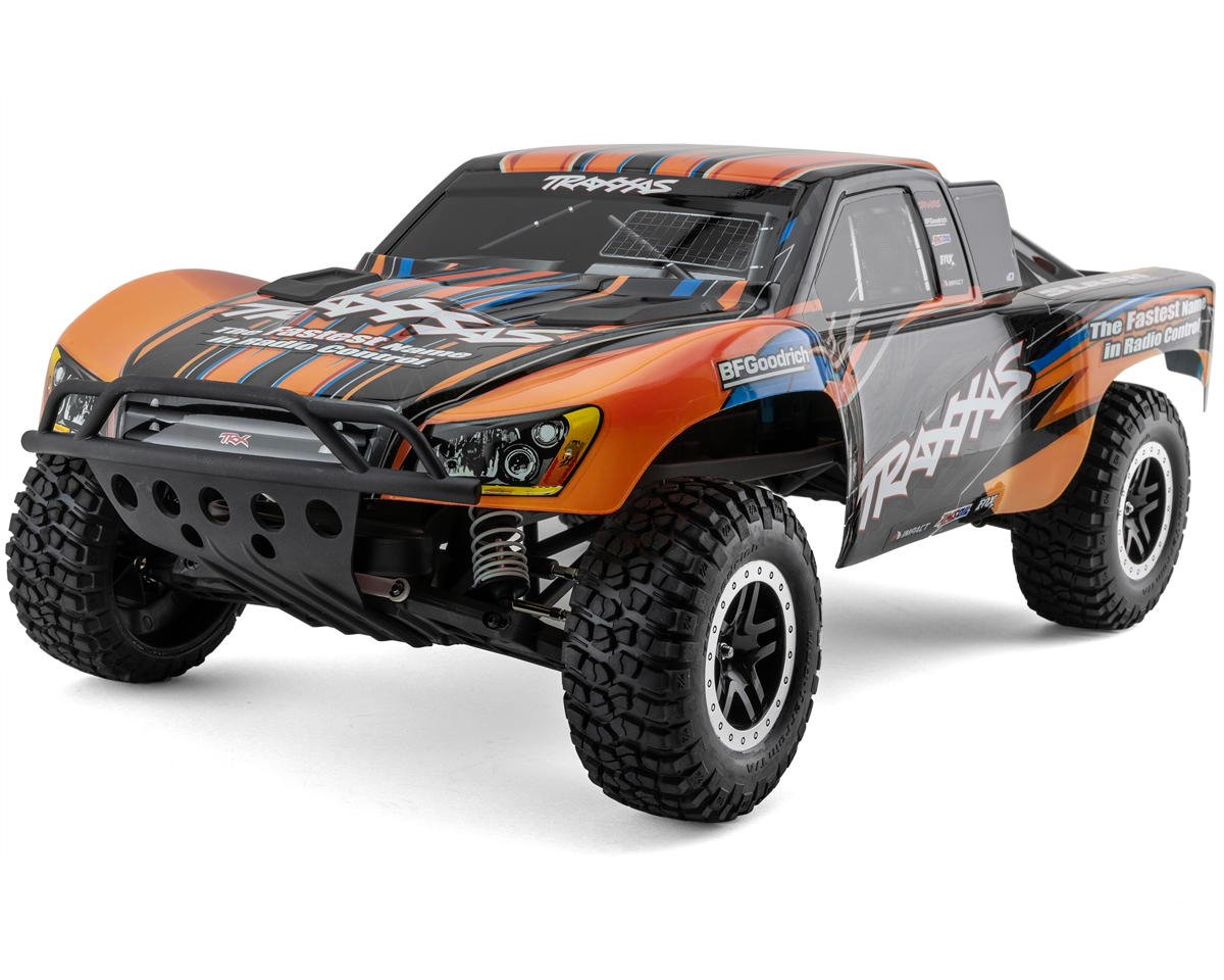 Traxxas Slash BL-2S 1/10 RTR 2WD Brushless Short Course Truck (Orange ...