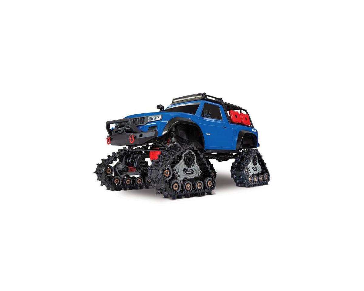 Traxxas TRX-4 1/10 Trail Crawler Truck (Blue) w/Deep Terrain Traxx Set ...