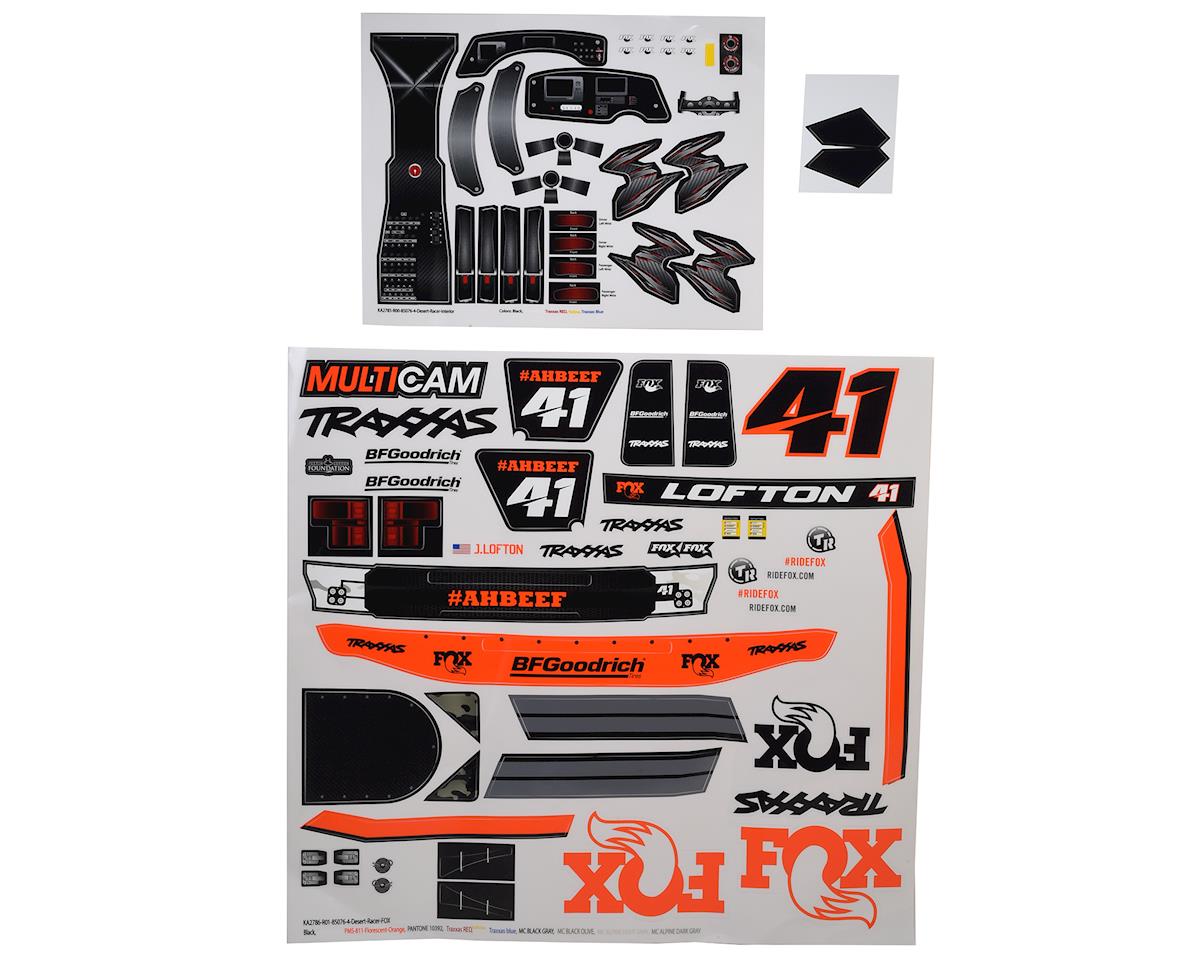 TRAXXAS Decals TRX8515 Fox Edition Unlimited Desert Racer 