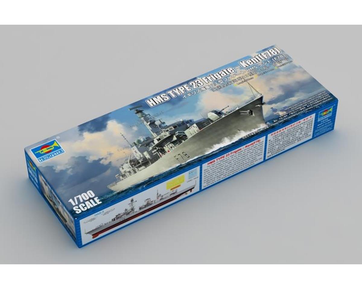 Trumpeter Scale Models 1/700 Hms Kent F78 Type 23 Frigate [TSM6719 ...