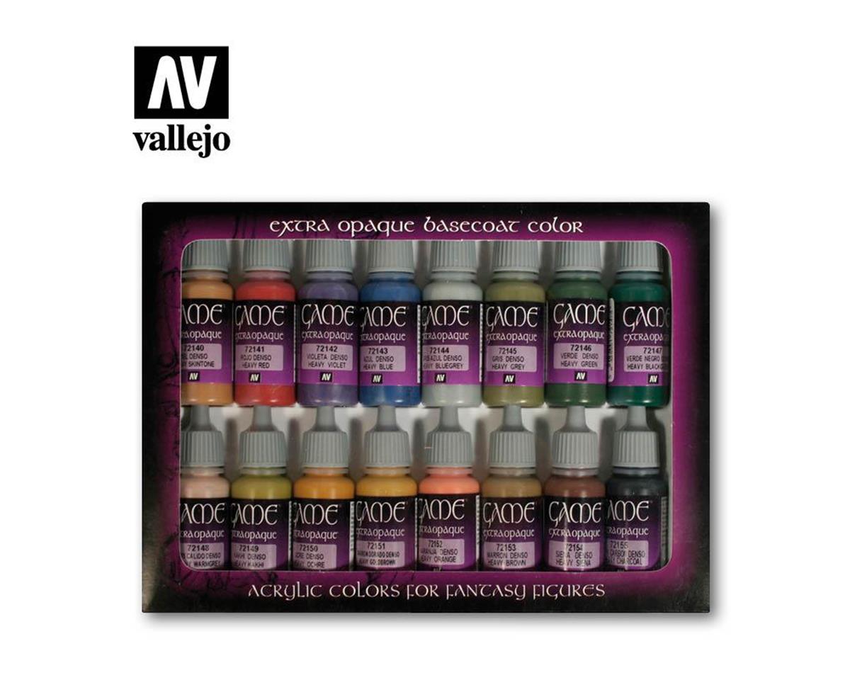 Vallejo Paints 17Ml Opaques Game Color Paint Set 16 Col [VLJ72290