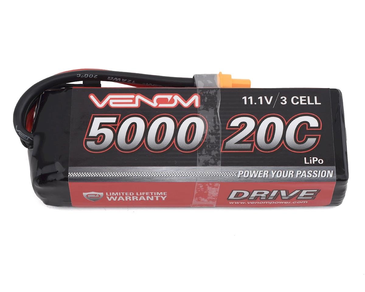 Venom Power 3S LiPo 20C Battery Pack w/Universal Connector (11.1V 