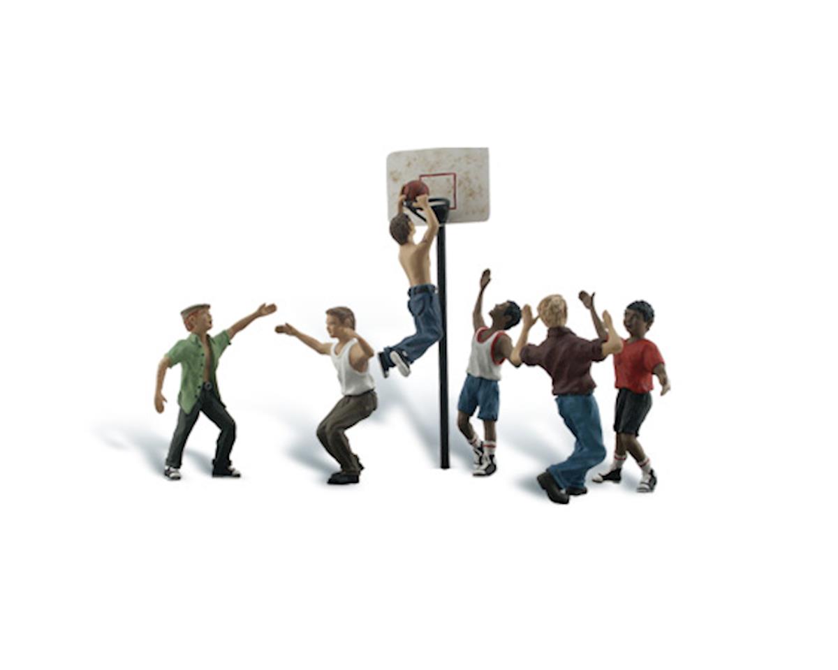 Woodland Scenics O Scenic Accents Shootin Hoops 6 Wooa2760
