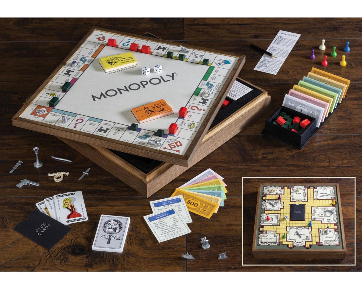 Vintage Leather Monopoly Game shops Special Edition